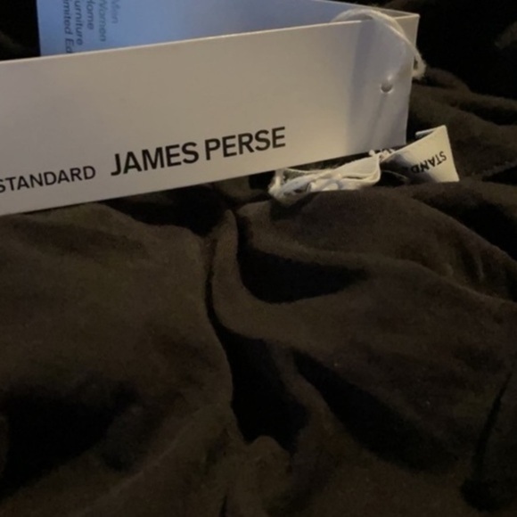 James Perse Side Draped Jersey Dress Abyss Dark Gray Small (1) - Picture 6 of 9